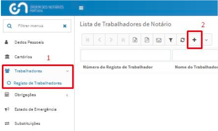 Registo de Trabalhadores